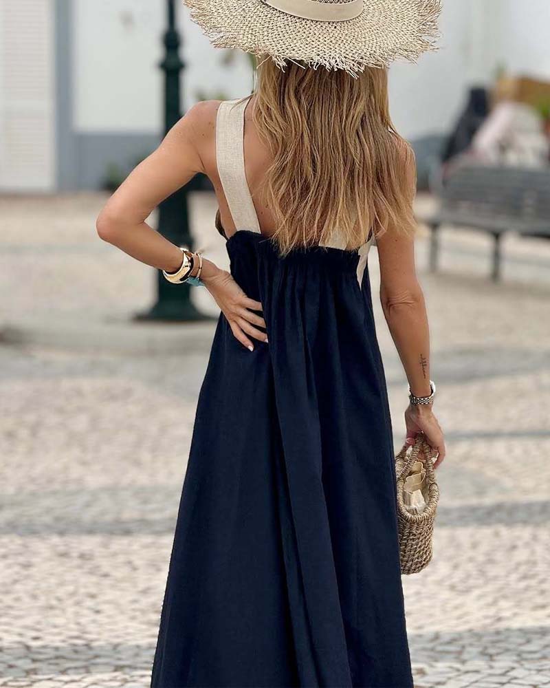 Ruby Breathable Crossed Maxi Dress