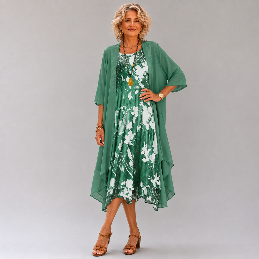 Mariana Floral Cardigan Dress