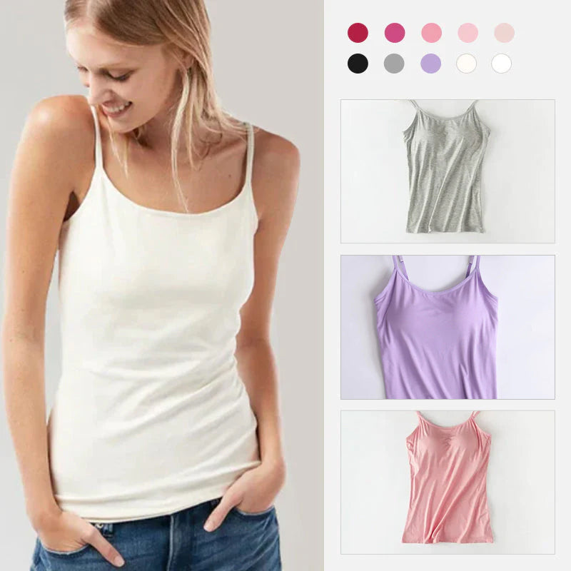 Daisy Built-In Bra Comfort Tank Top