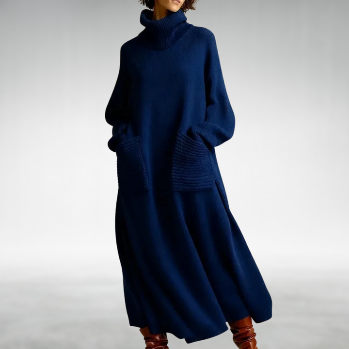 Maryam Cozy Turtleneck Dress