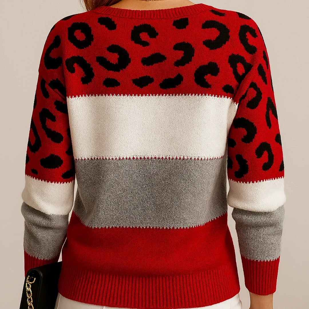 Calista Leopard Print Jumper