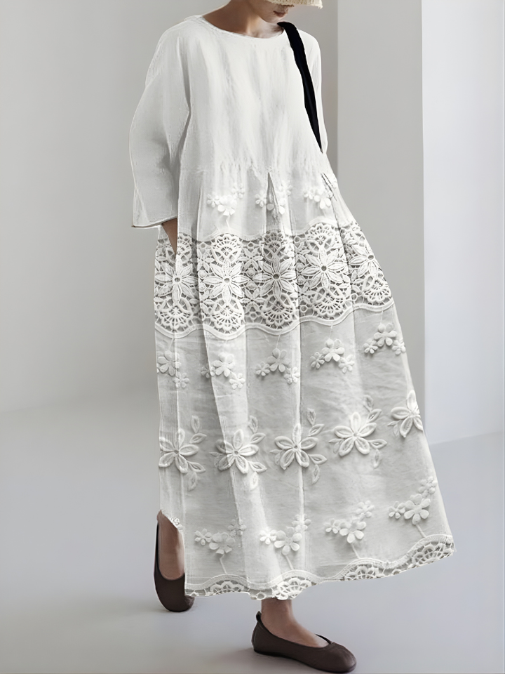 Zenaida Delicate Lace Dress