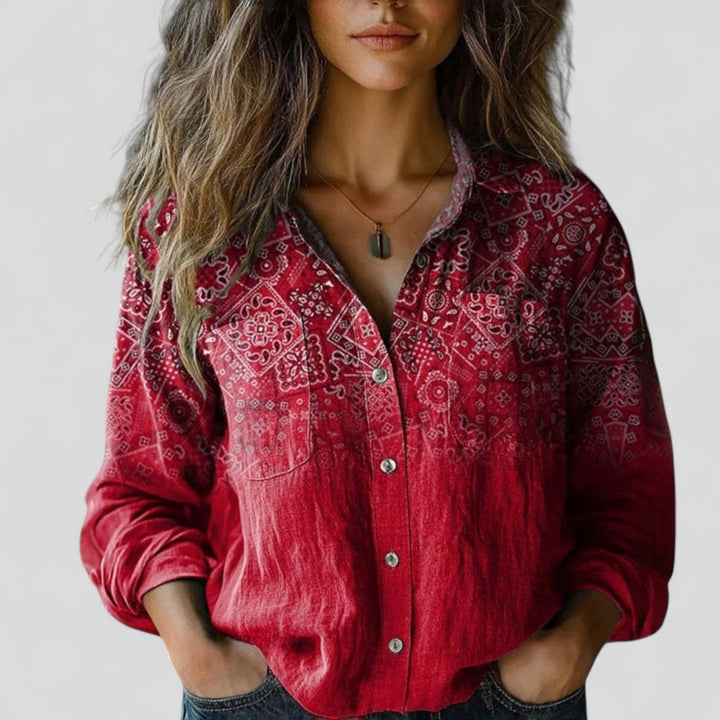 Natalie - Comfortable Blouse Shirt