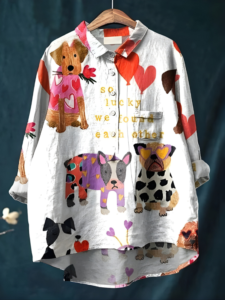 Tresha - Playful Print Blouse