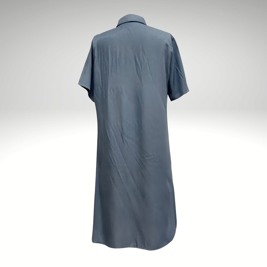 Maribel Denim Flower Dress