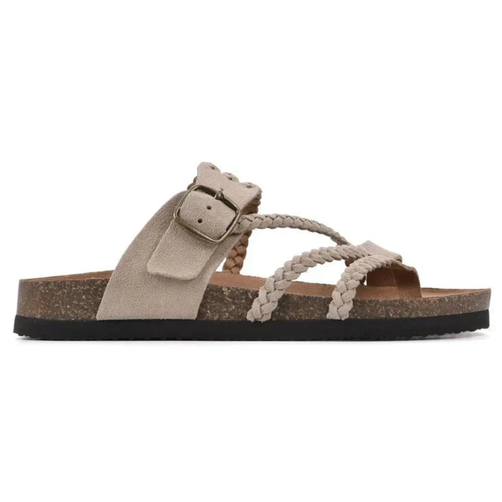 Leah Braided Cork Comfort Sandals