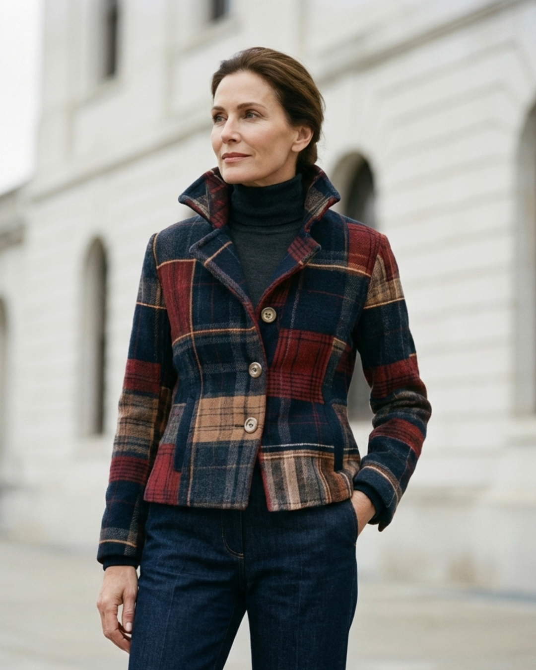 Ruby Timeless Plaid Jacket