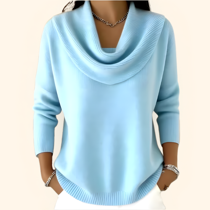 Gwen Elegant Collared Sweater