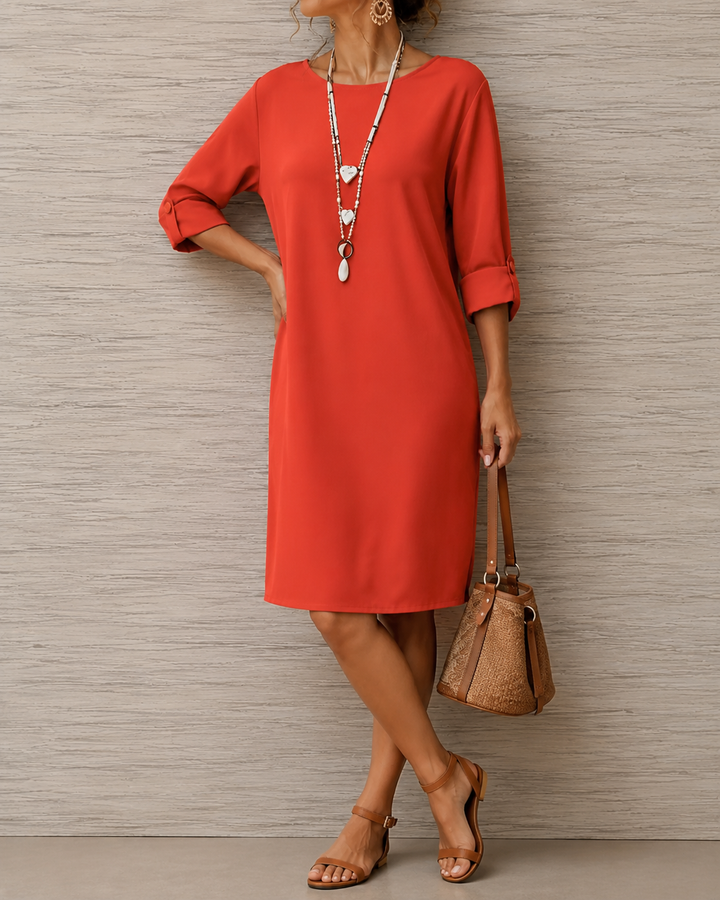 Luna Elegant Everyday Midi Dress