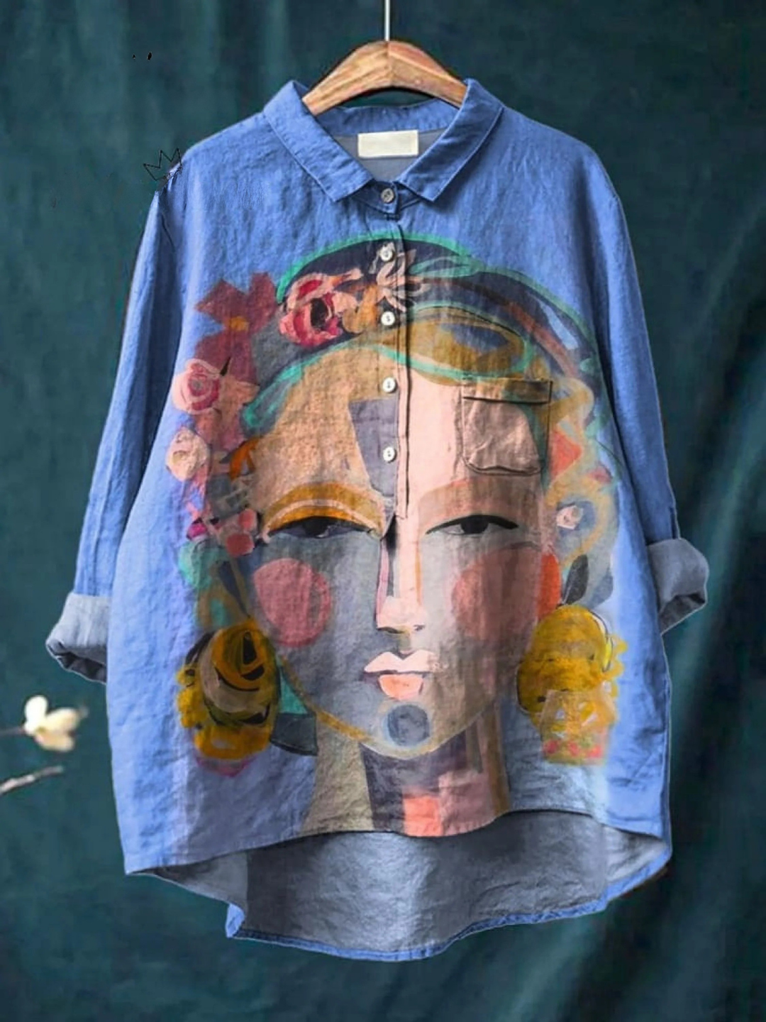 Livia Artistic Portrait Casual Shirt