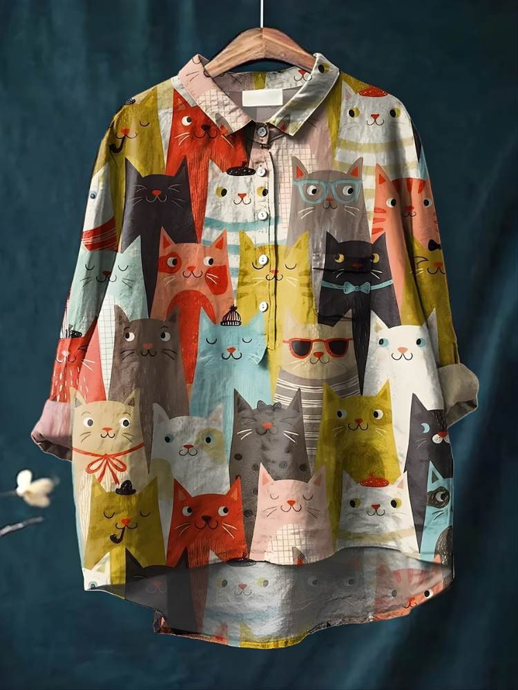 Tresha - Playful Print Blouse
