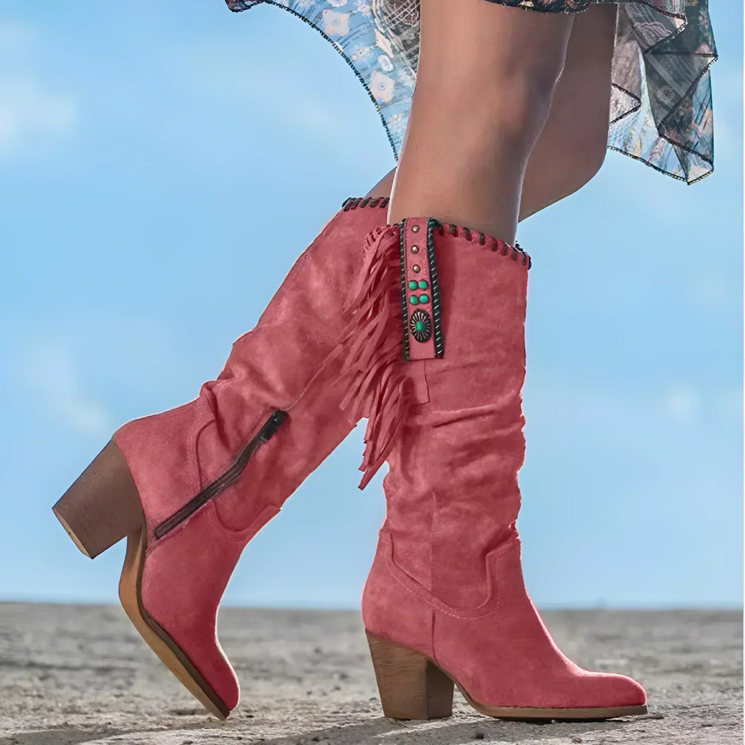 Yasmin Orthopedic Leather Boots