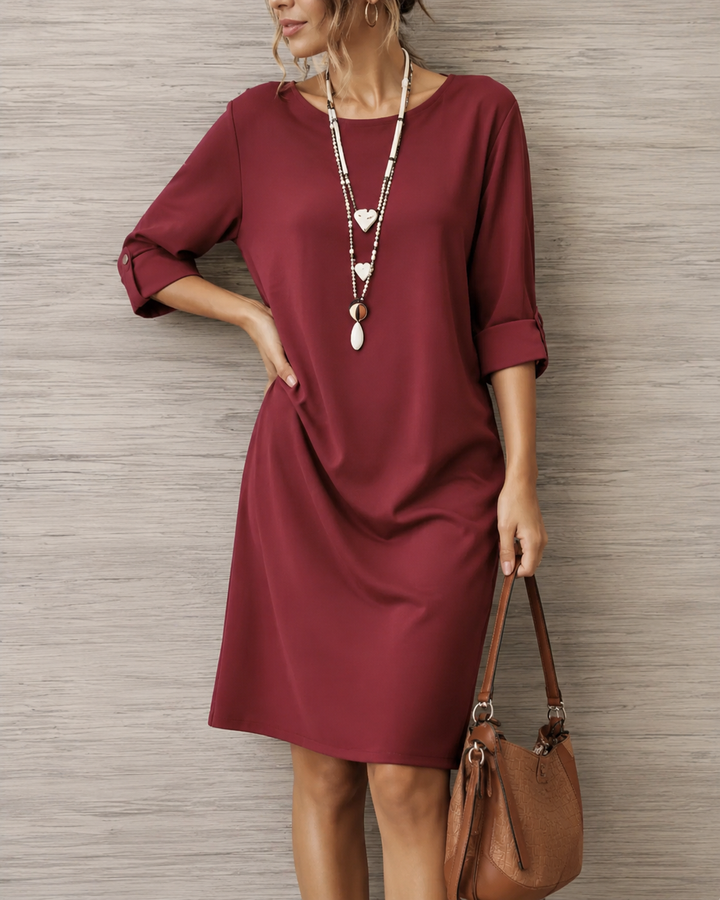 Luna Elegant Everyday Midi Dress