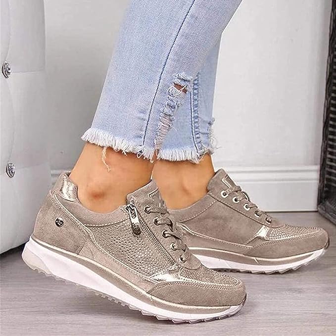 Gabri Zip-Up Orthopedic Sneakers