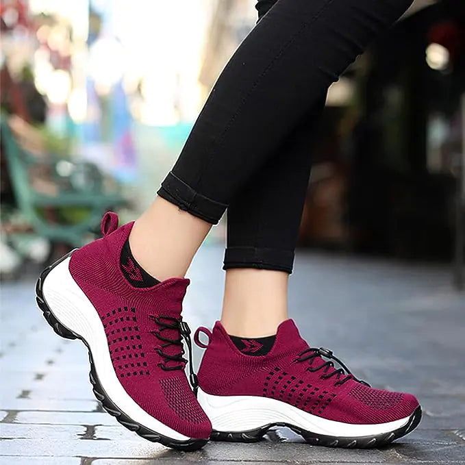 AMELIA™ STRETCHABLE CUSHION COMFY ORTHOPEDIC SNEAKERS