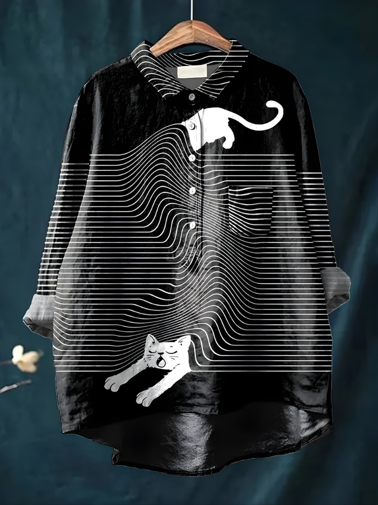 Tresha - Playful Print Blouse