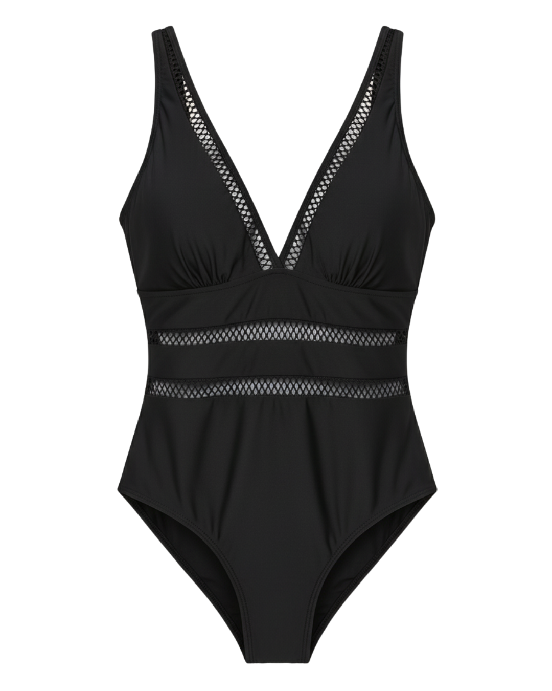Zeline Sculpting Mesh One-Piece Swimsuit