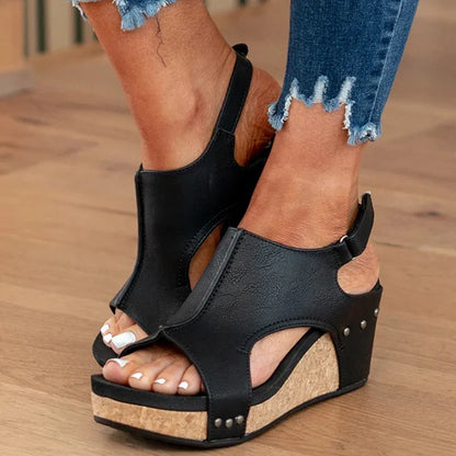 WOMEN'S RETRO HIGH-HEEL ORTHOPEDIC SANDALS