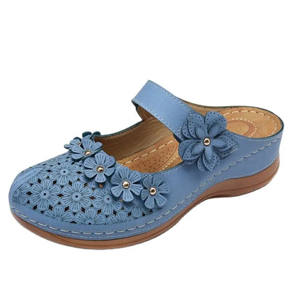 ANGEL™ WOMEN'S FLOWER FOOTBED ORTHOPEDIC SANDALS