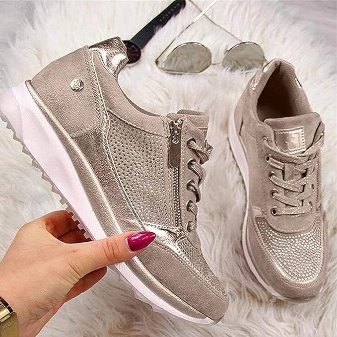 Gabri Zip-Up Orthopedic Sneakers