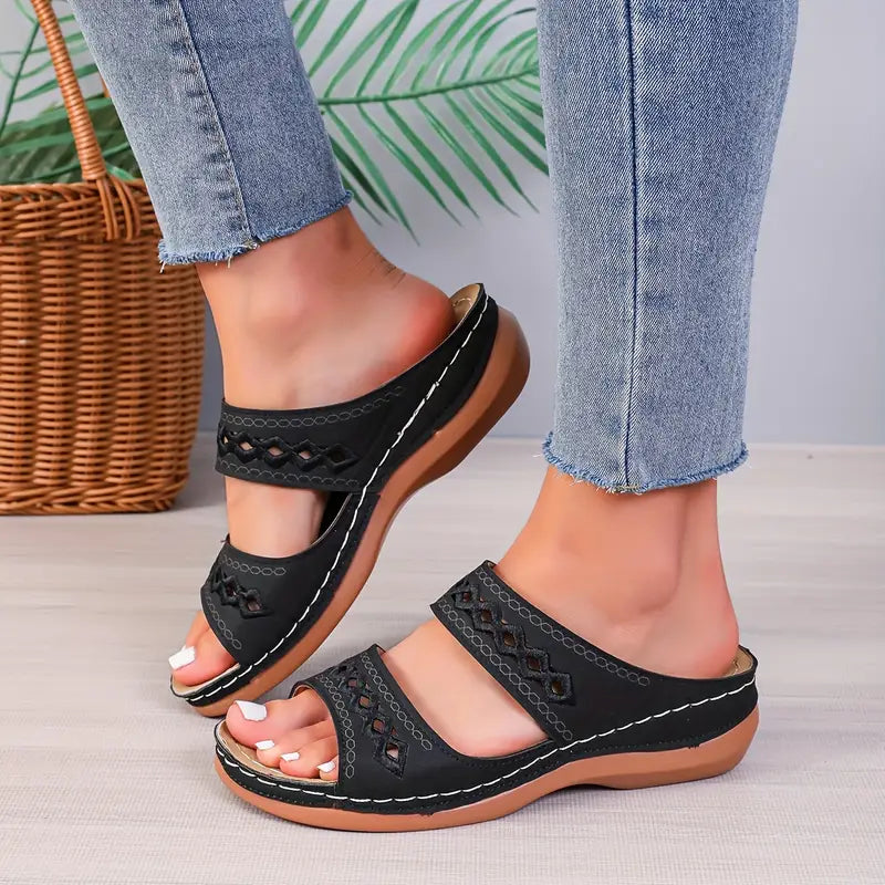 ADDISON™ OPEN TOE THICK ORTHOPEDIC SANDALS