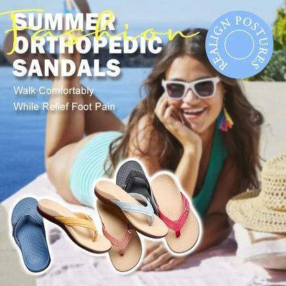 LAUREN™ CASUAL ORTHOPEDIC SUMMER SANDALS