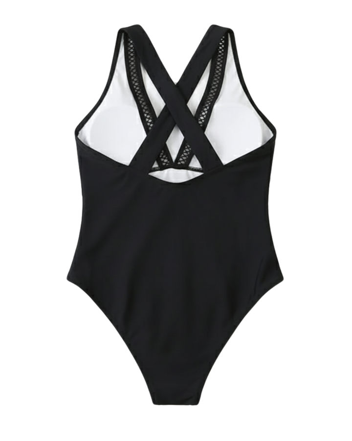 Zeline Sculpting Mesh One-Piece Swimsuit