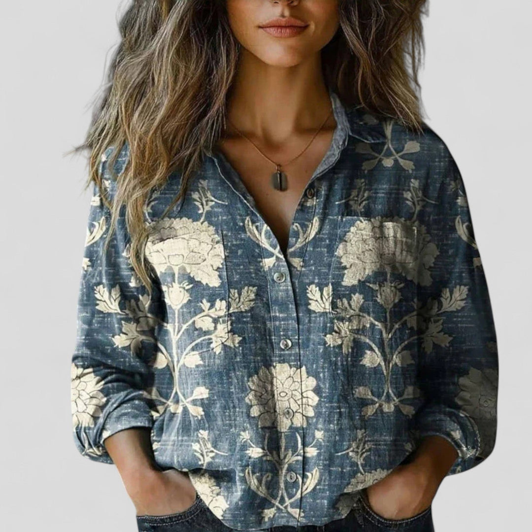 Natalie - Comfortable Blouse Shirt