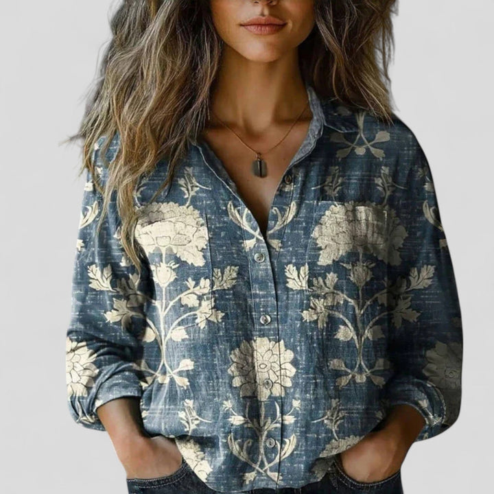 Natalie - Comfortable Blouse Shirt