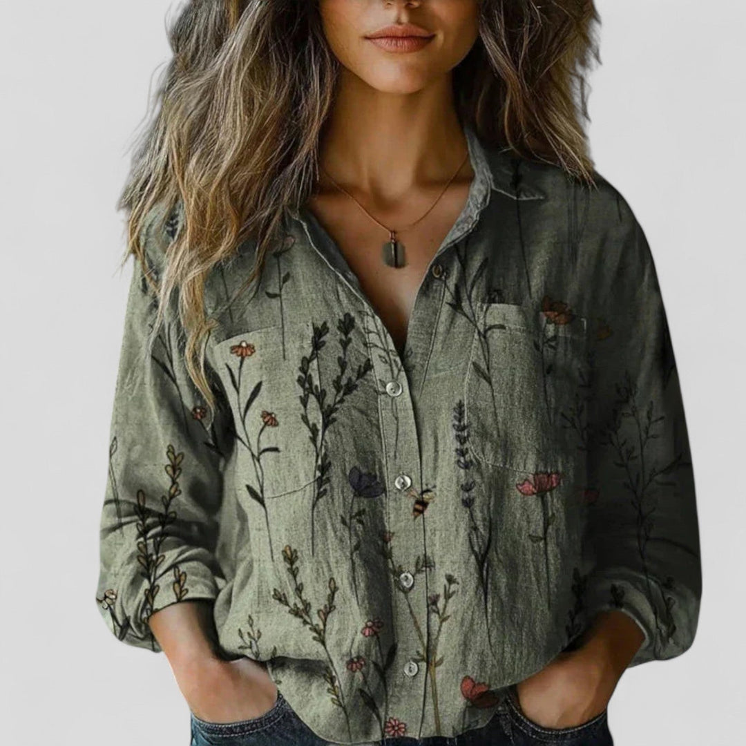 Natalie - Comfortable Blouse Shirt