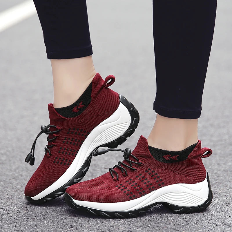 AMELIA™ STRETCHABLE CUSHION COMFY ORTHOPEDIC SNEAKERS