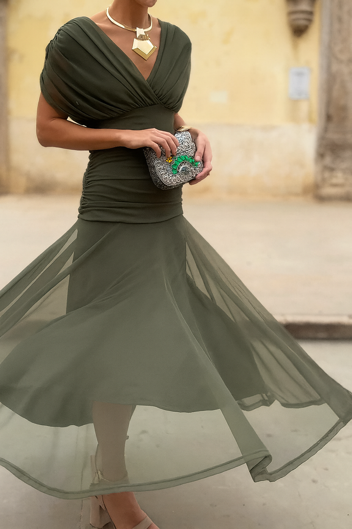 Orianna Elegant Mesh Dress