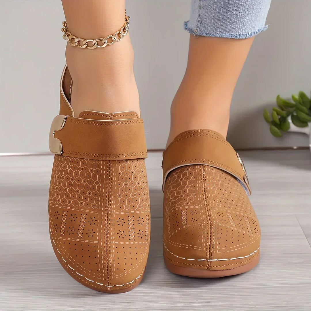 Caprielle | Chic Supportive Wedge Sandals