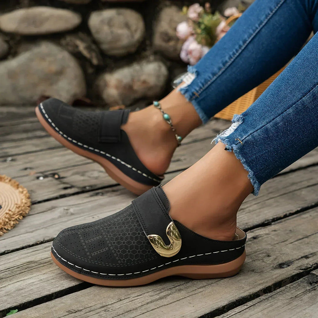 Caprielle | Chic Supportive Wedge Sandals