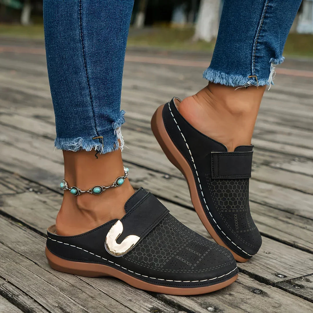 Caprielle | Chic Supportive Wedge Sandals