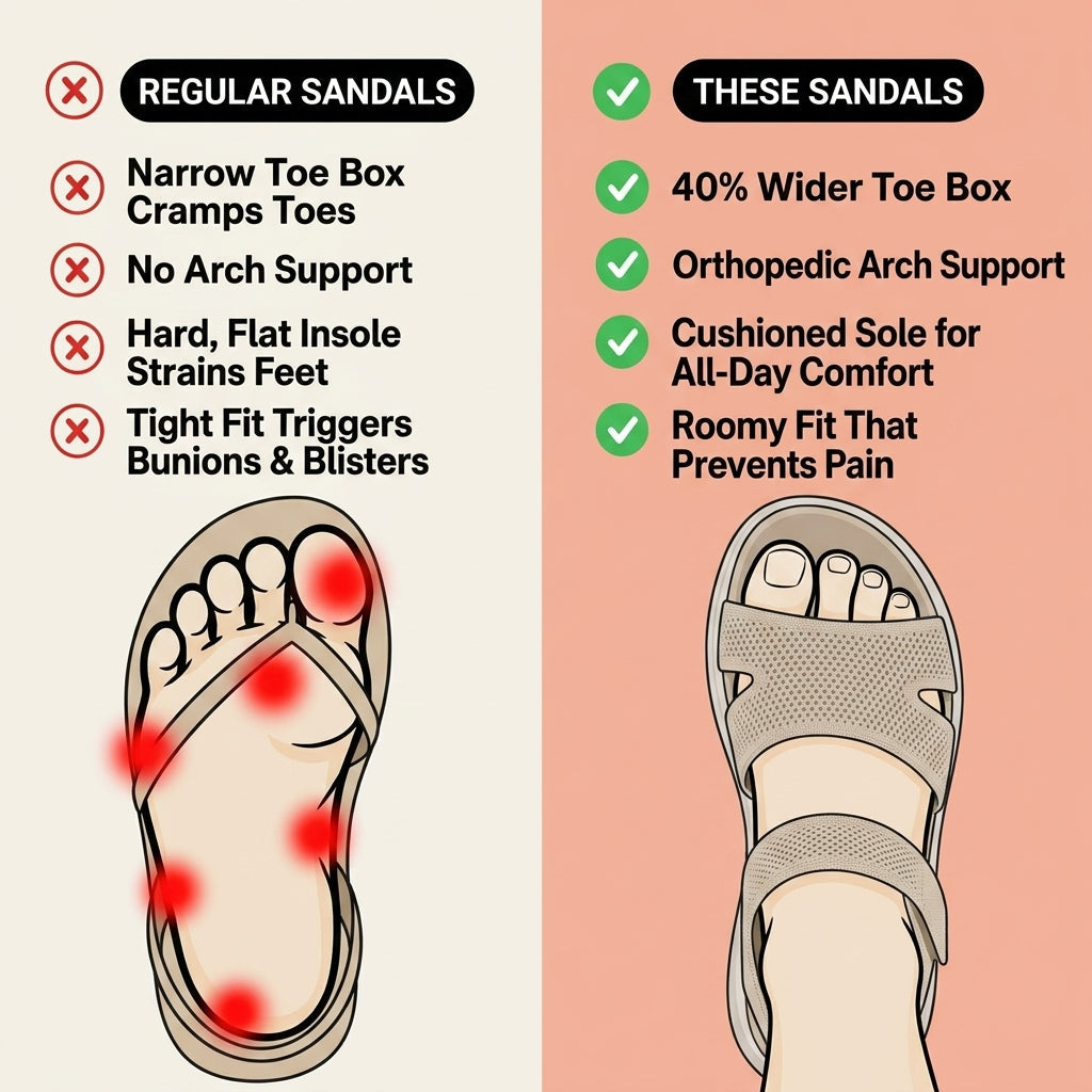 Azura Comfort Arch Support Walking Sandals