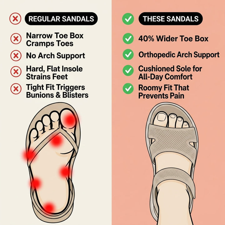 Azura Comfort Arch Support Walking Sandals
