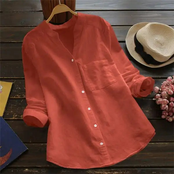 ALIRA™ CASUAL LINEN-COTTON LOOSE SUMMER SHIRT