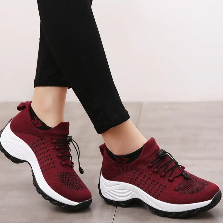 AMELIA™ STRETCHABLE CUSHION COMFY ORTHOPEDIC SNEAKERS