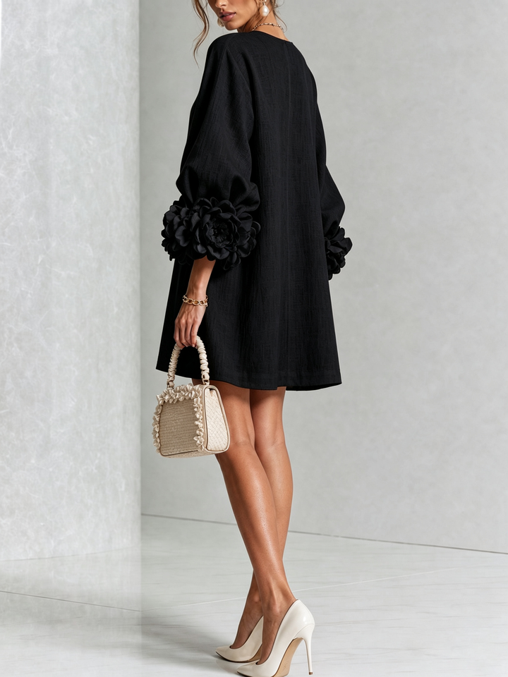 Julianna Elegant Button-Down Mini Dress