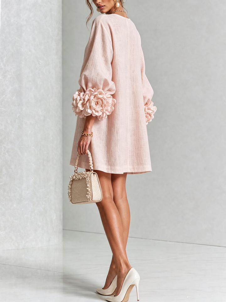 Julianna Elegant Button-Down Mini Dress