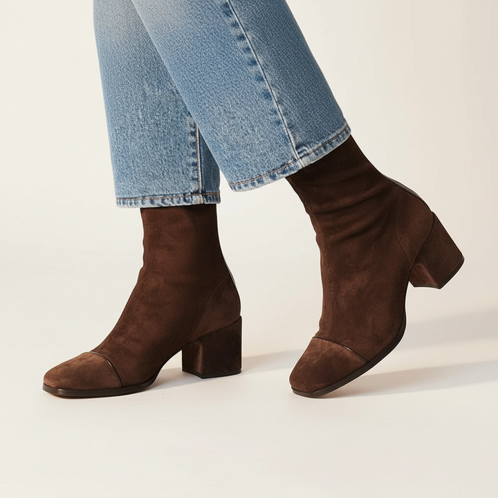 Lilia Elegant Suede Ankle Boots