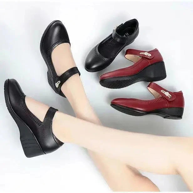 Mirella Elegant Mid-Heel Comfort Shoes