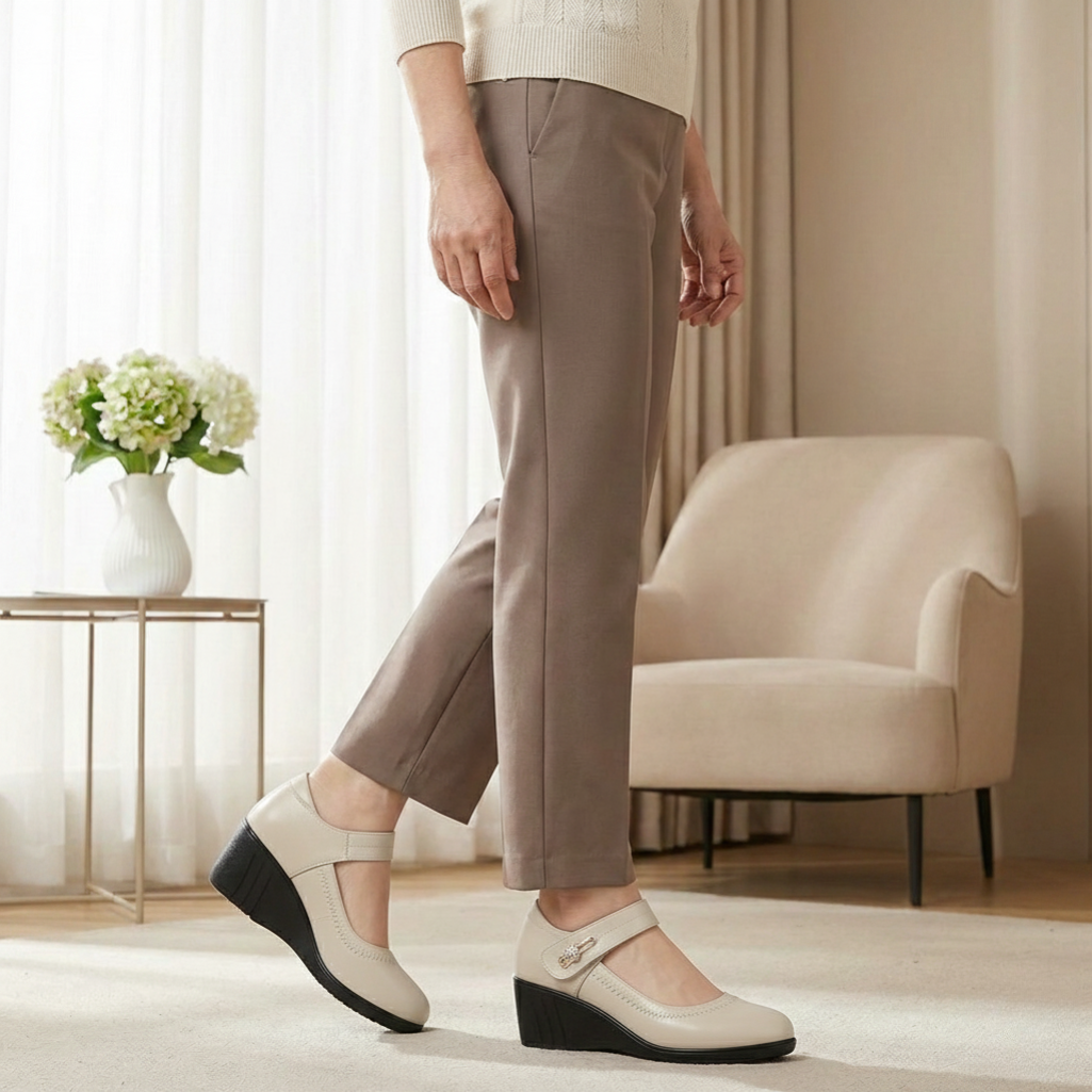 Mirella Elegant Mid-Heel Comfort Shoes