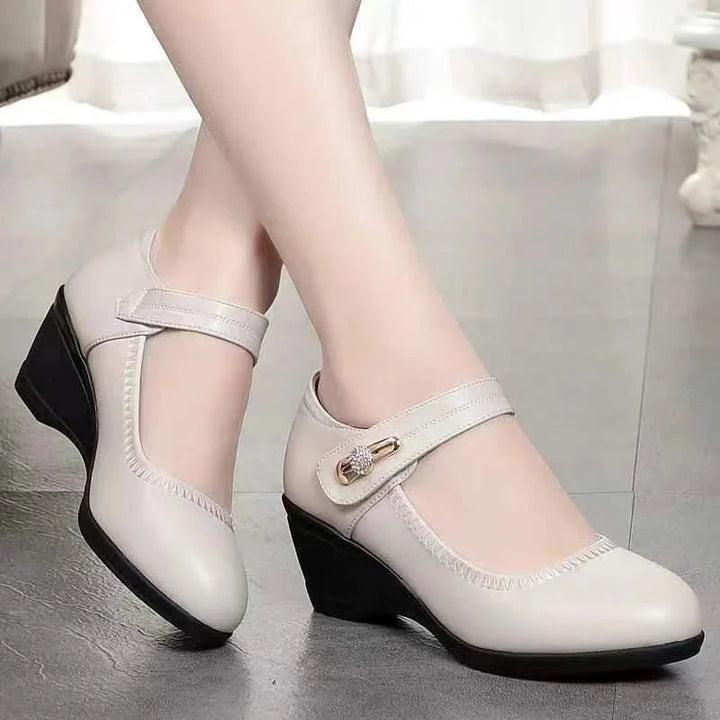 Mirella Elegant Mid-Heel Comfort Shoes