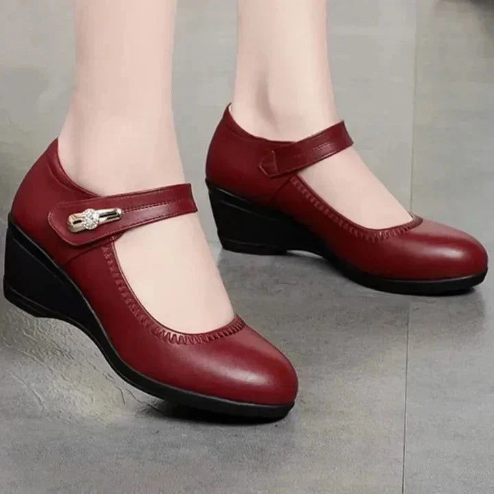 Mirella Elegant Mid-Heel Comfort Shoes