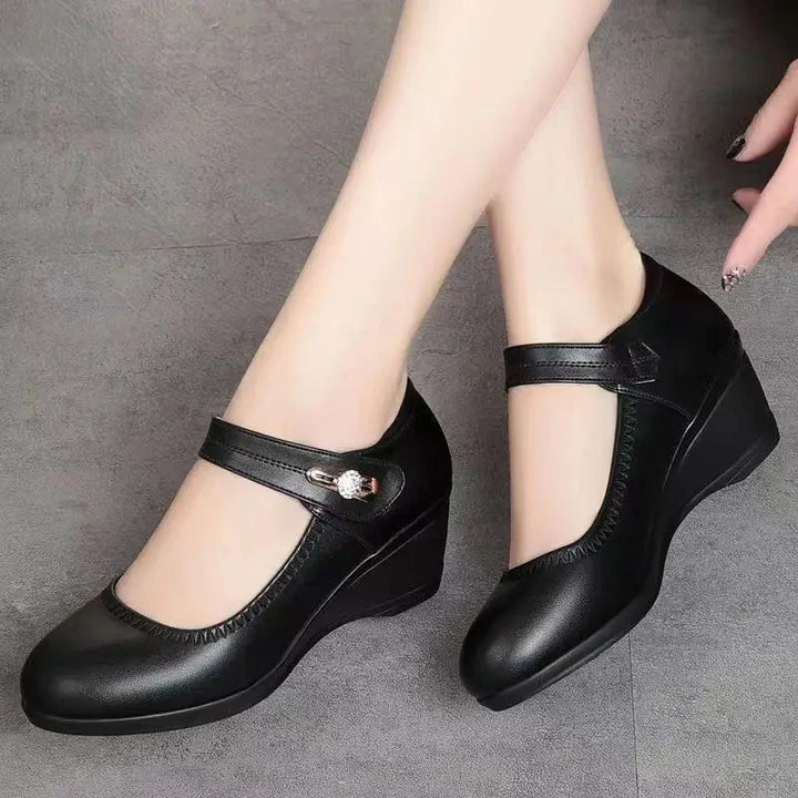 Mirella Elegant Mid-Heel Comfort Shoes