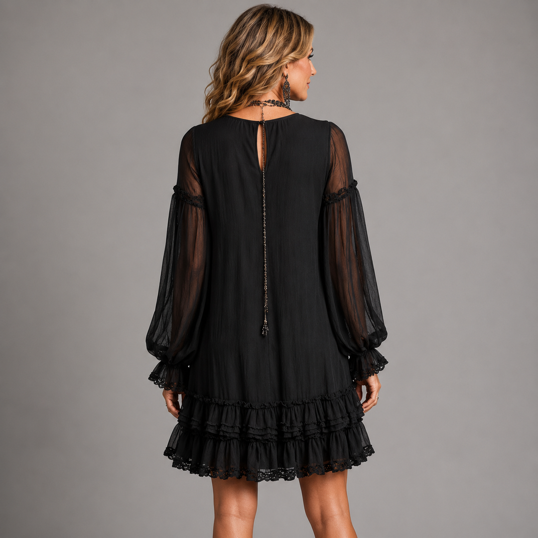 Stella Elegant Ruffle Mini Dress