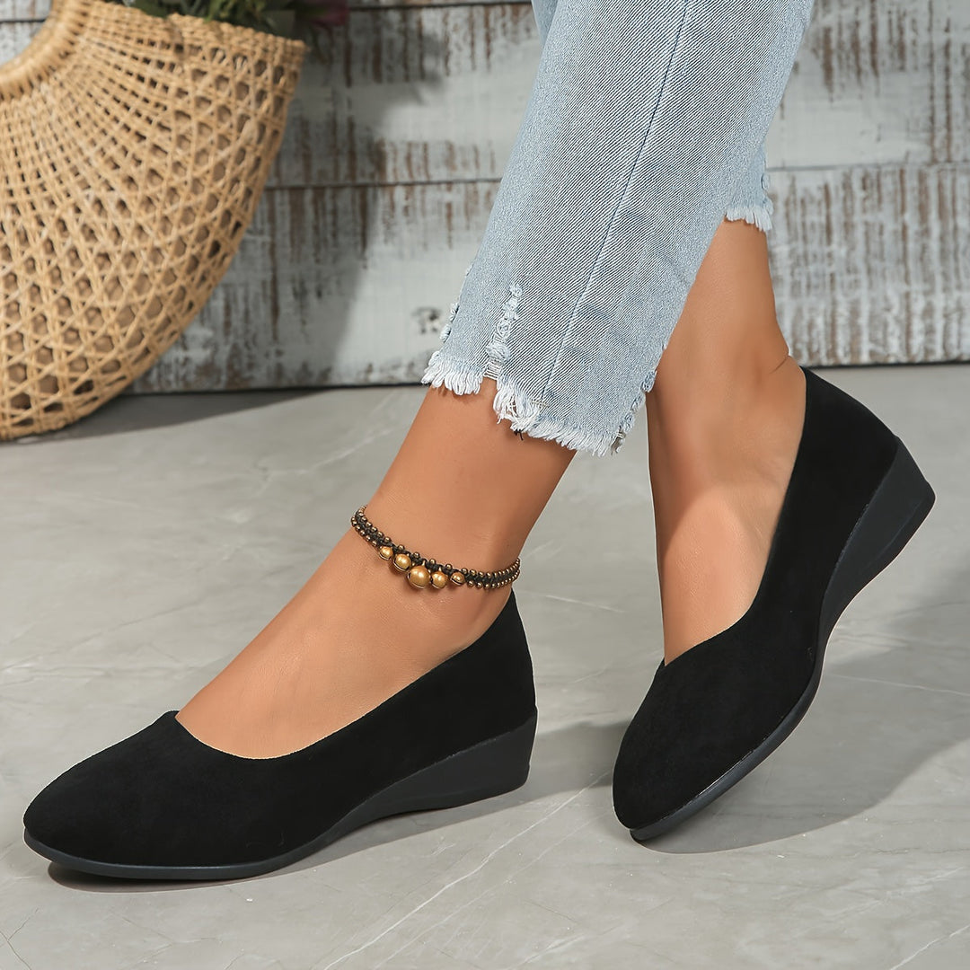 Sarah Wedge Ballerina Flats