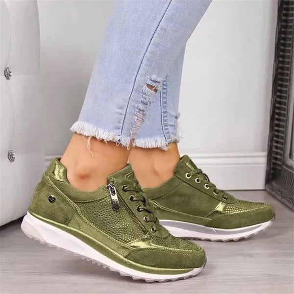 Gabri Zip-Up Orthopedic Sneakers